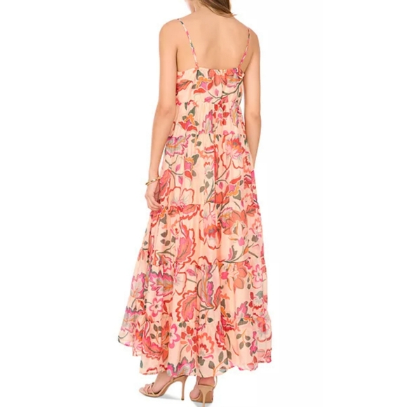 1. State Tropical Floral Maxi Dress Size XL New Boho Beachy Blogger Favorite - Picture 2 of 8